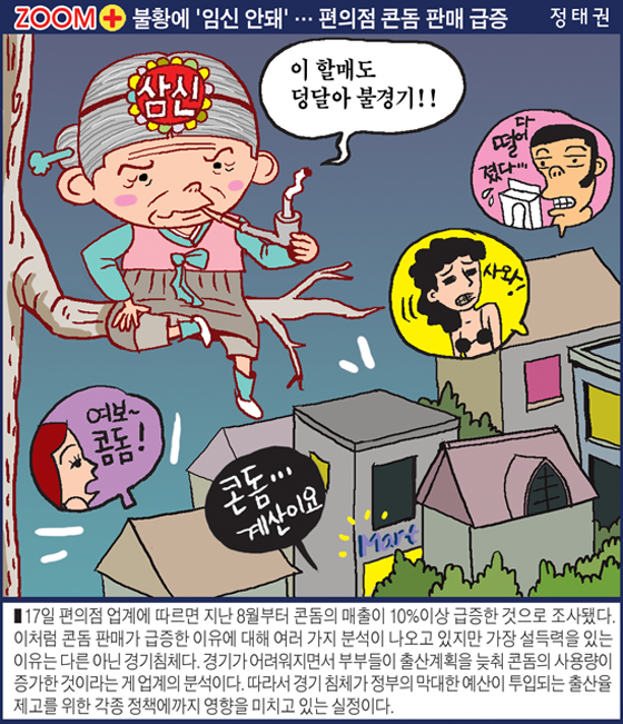 true cartoon - 삼신할매도 불경기